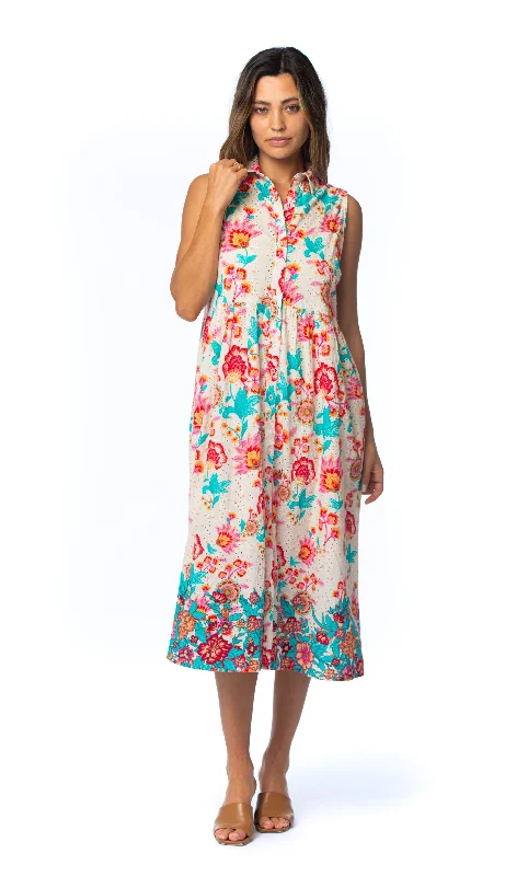 Women's Professional Clothes Grab Romantic Date - Night Styles Now OPHELA EYELET MIDI DRESS