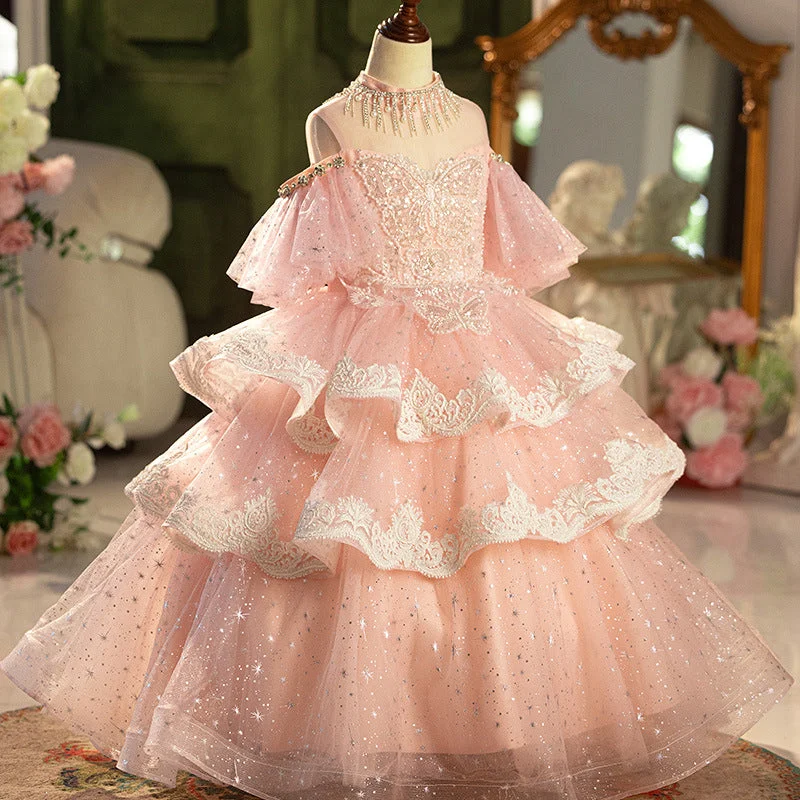 Women's Everyday Apparel Inspired By You, Designed For You Cute Baby Girl Sequins Puffy Dress Toddler Pageant Birthday Ball Gown