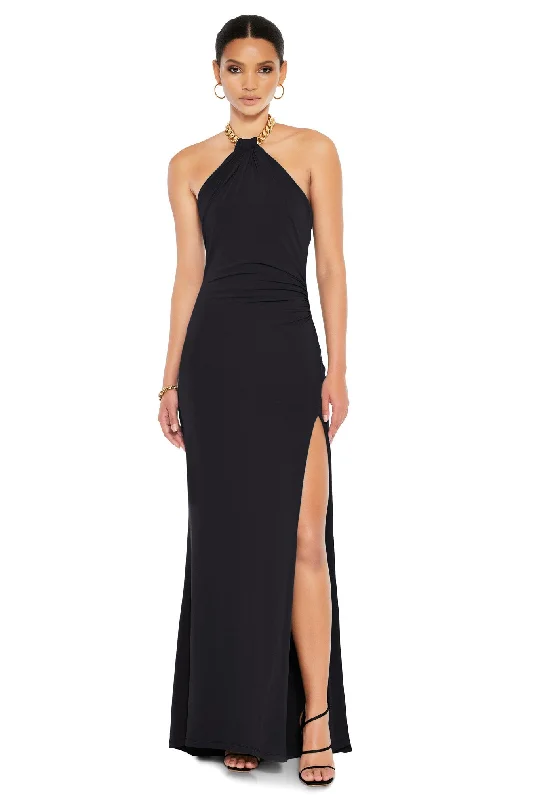Women's Fashionable Clothing Sets Urban Sophistication Captivate Halter Gown