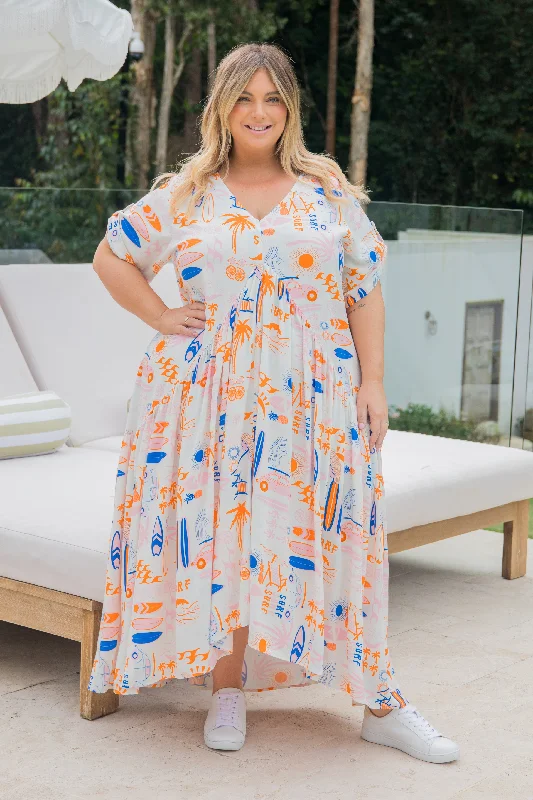 Sustainable Women's Clothing Find Your Unique Flair Peak Maxi Dress | Surf's Up