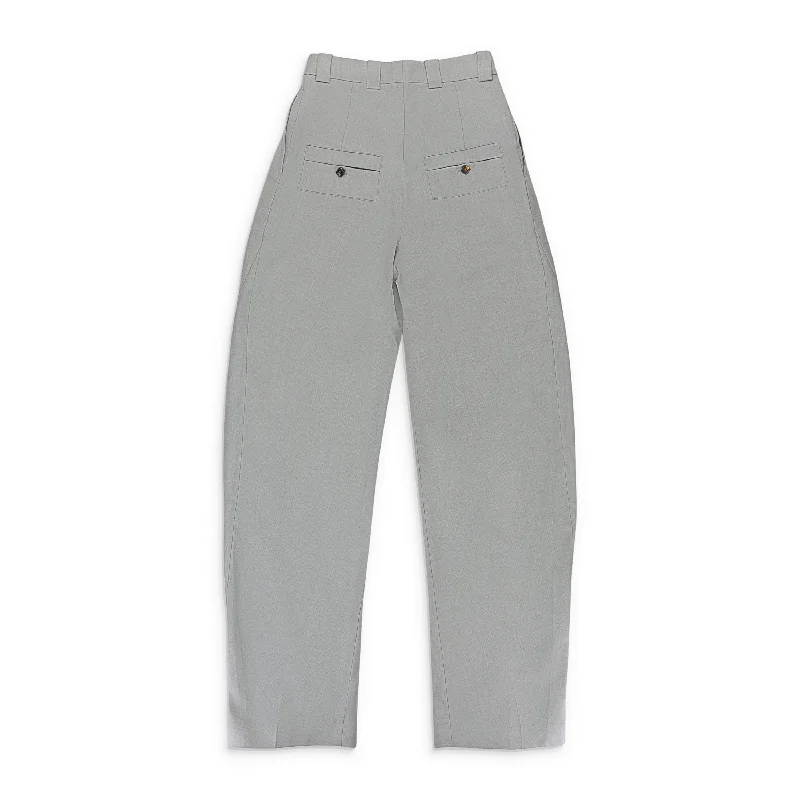Women's Evening Garments Mega Sales ALCOHOLE GRANDPA WORN TAILORED GRAY TROUSERS