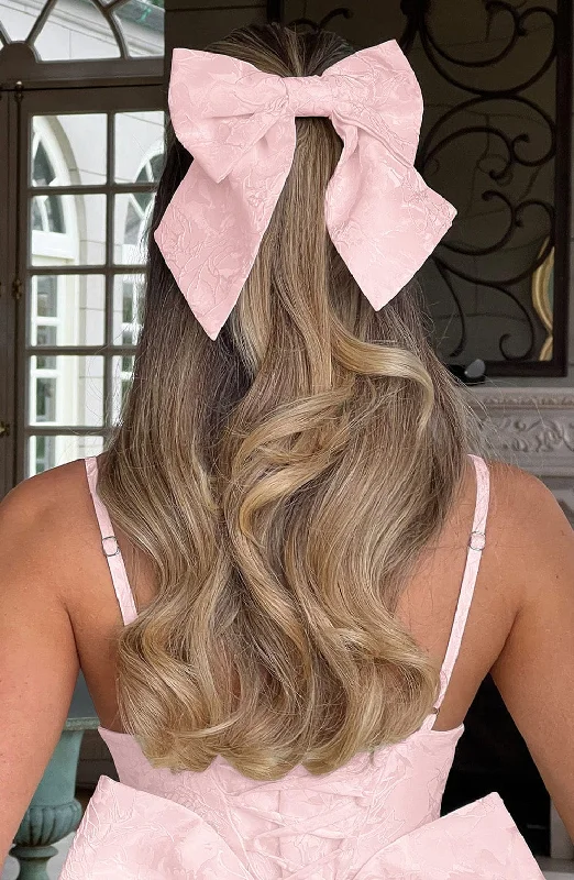 Women's Athleisure Apparel Urban Sophistication Elsa Bow - Blush