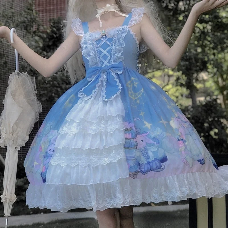 Women's Luxury Garments Bunny Star Kingdom Dress
