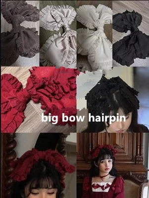 matching color big hairpin