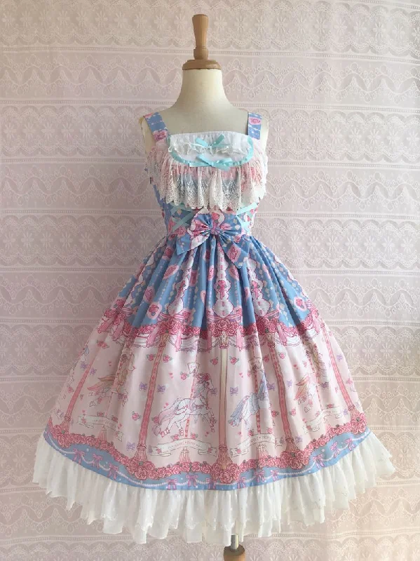 Refresh Your Wardrobe With Our Fashion Deals Yilia~Rose Carousel~Chiffon JSK Dress