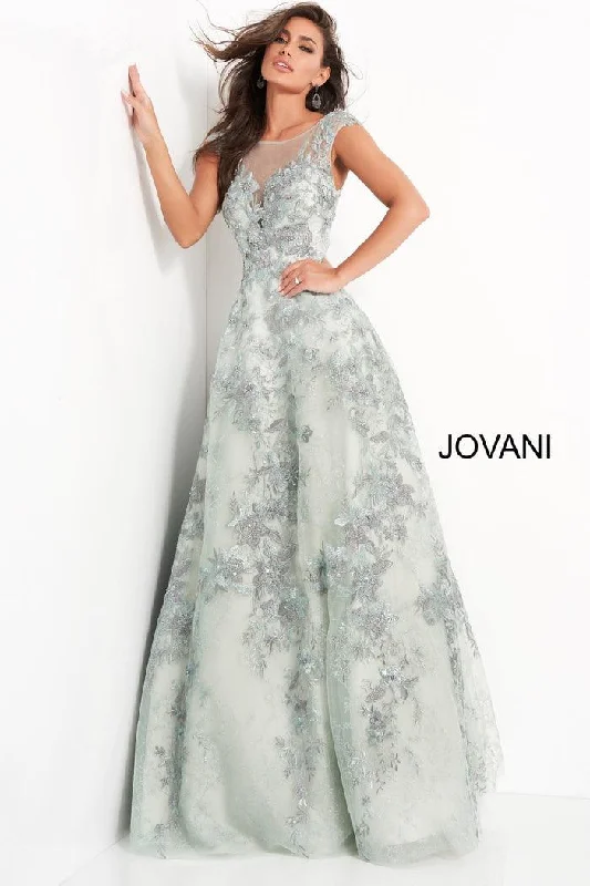 Women's Loungewear Clothes Unleash Your Style Jovani 04438 Long A-line Prom Dress