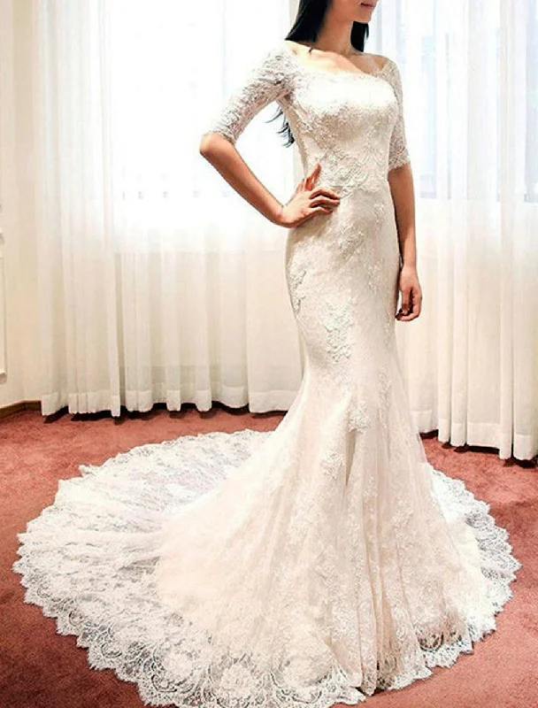 Women's Clothes For Special Occasions Fashion Forward Femininity Women Mermaid Appliques Wedding Dresses Long Lace Bridal Gowns YWD182 Women's Clothes For Special Occasions Fashion Forward Femininity Women Mermaid Appliques Wedding Dresses Long Lace Bridal Gowns YWD182