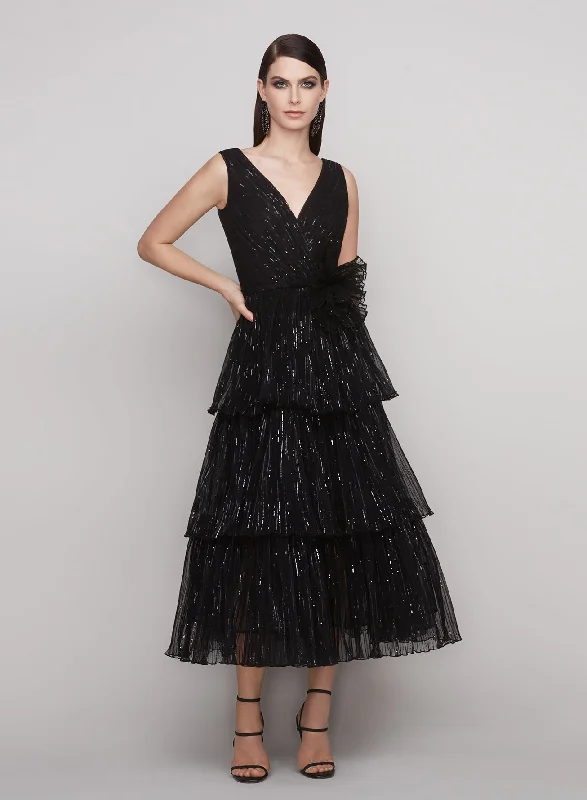 High-Fashion Women's Clothing Summer Splash Sale Sleeveless Midi Dress