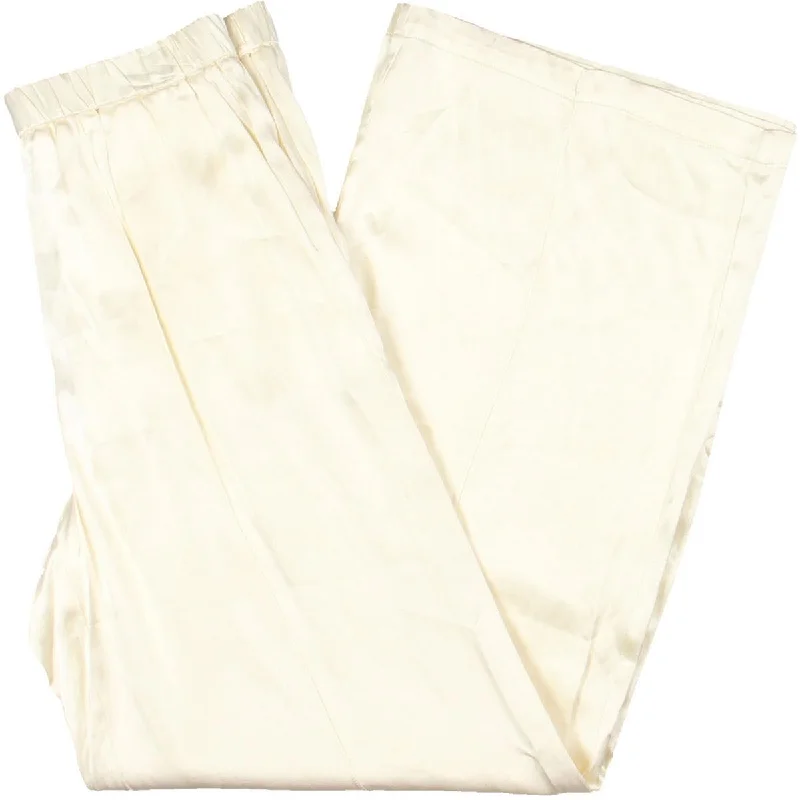 Comfortable Garments For Women Top Deals Womens Satin Wide Leg Wide Leg Pants