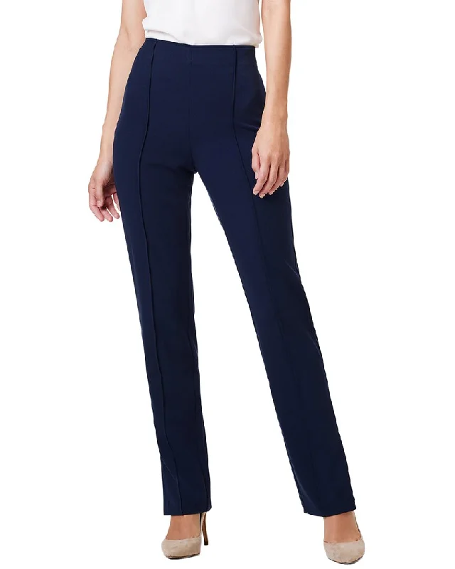 Women's Plus-Size Casual Outfit Casual Chic NIC+ZOE Avenue Side Slit Straight Pant