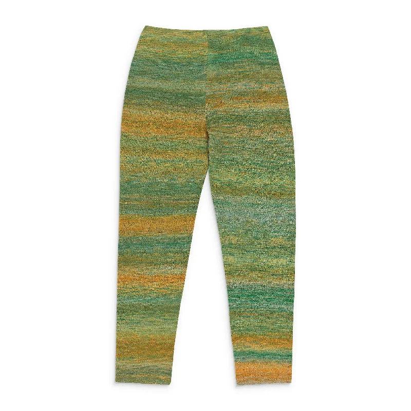 Women's Vacation Garments Don't Miss Out PEDAL PUSHERS GREEN ORANGE LEGGINGS