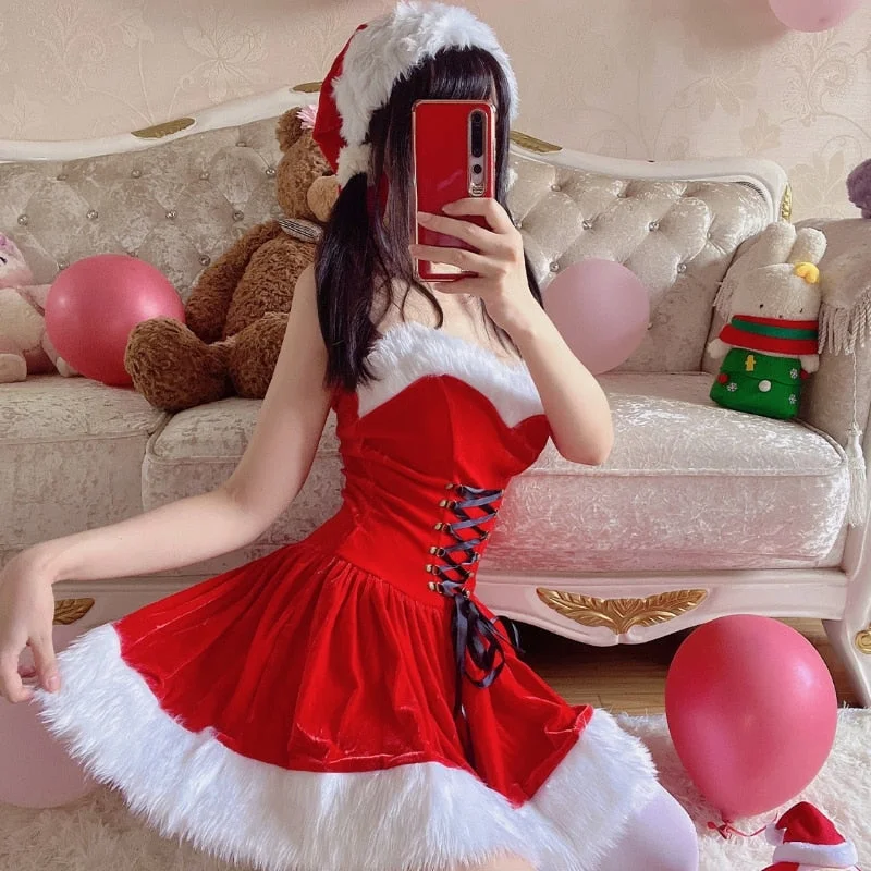 Weekend Markdown Madness Santa Baby Dress