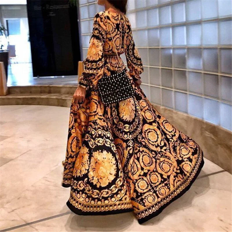Women's Outerwear Clothing Massive Selection Sale Julia Fashion - Womens Boho Maxi Dress