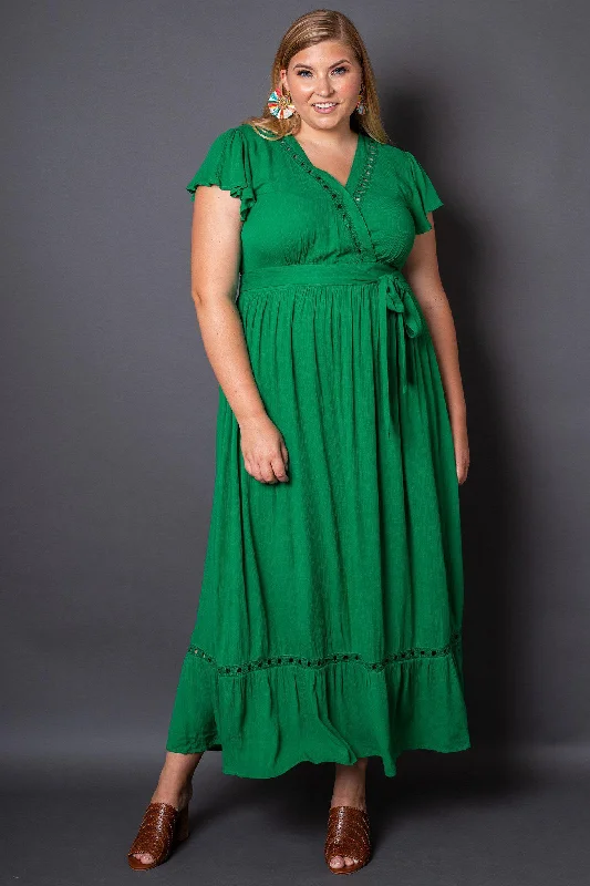 Women's Clothes Limited Styles Kelli Green Maxi Dress