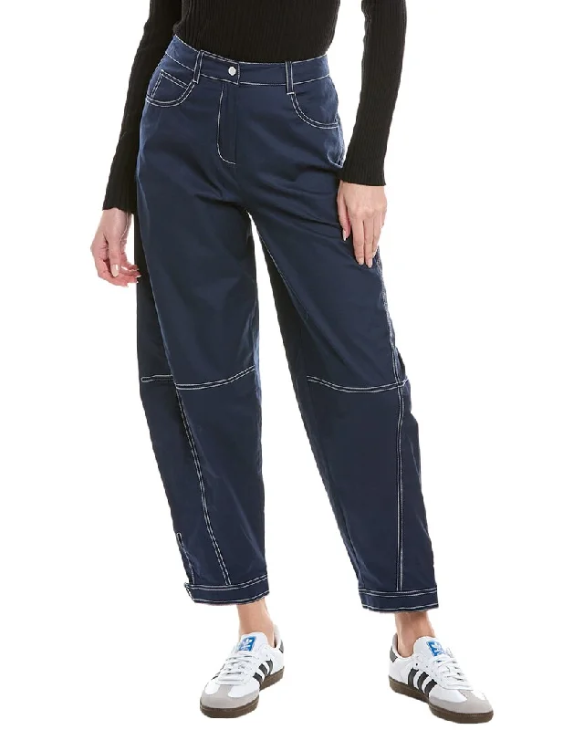 Women's Wedding Apparel Graceful Fashion SIMKHAI Kairi Curved Leg Pant