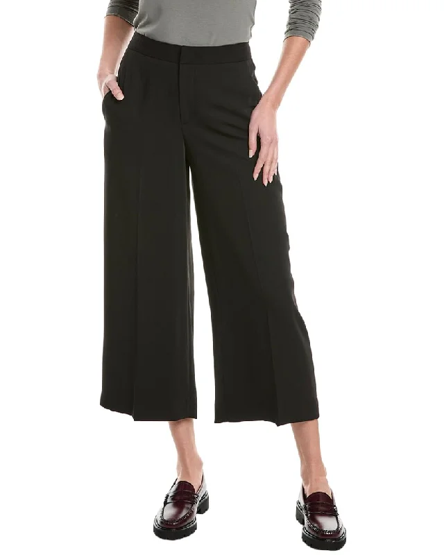 Women's Casual Wear Clothes Romantic Detailing Vince Crop Wide Leg Pant