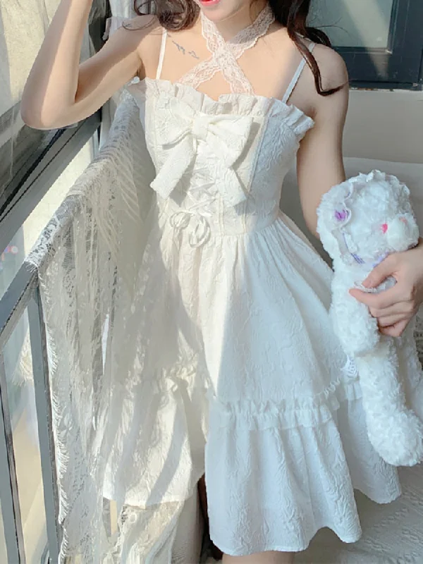 Hurry! Special Deals Ending Soon Youthful Innocence White Dress