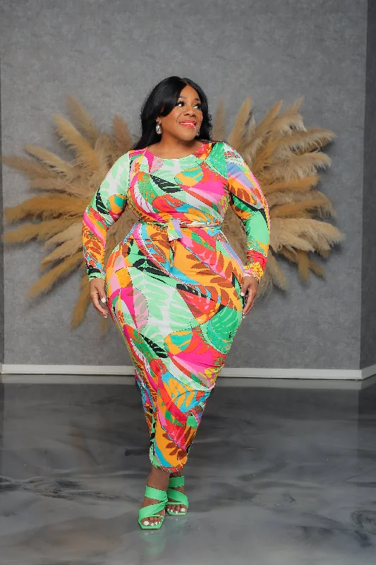 Huge Savings On Must-Have Clothing Tropical Energy Dress