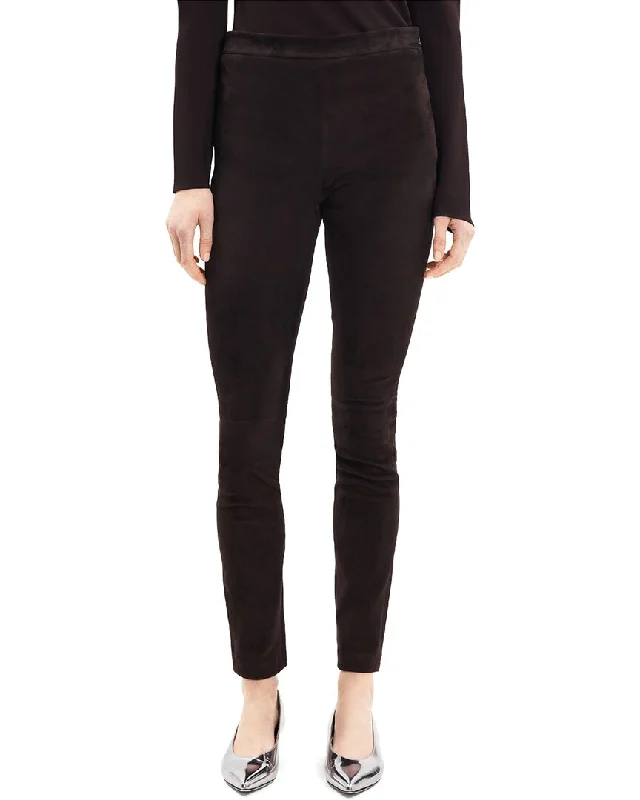 Plus-Size Women's Clothing Mid Season Sale Theory Adbelle Suede Legging