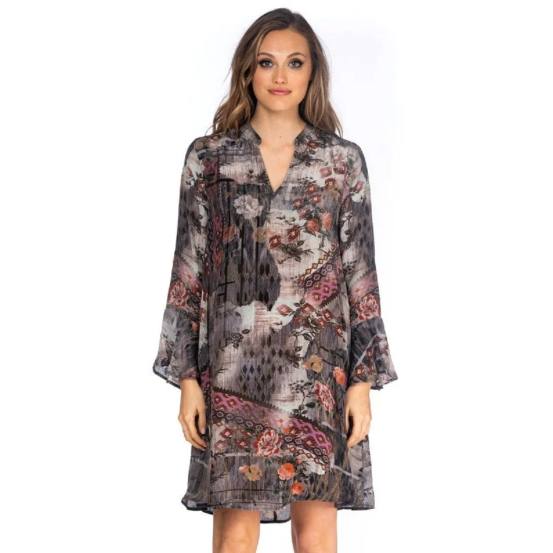 Trendy Women's Wear Collection Jeena Pewter Dress