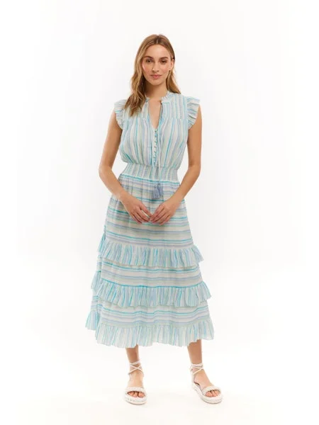 Classic Clothes For Women Disco - Inspired Retro Dance Look MISHA MIDI DRESS