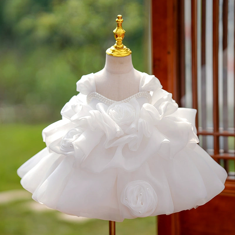 Affordable Women's Apparel Limited Time Cute Baby Girl Fluffy Beauty Pageant Dress Toddler Birthday Party Ball Gown