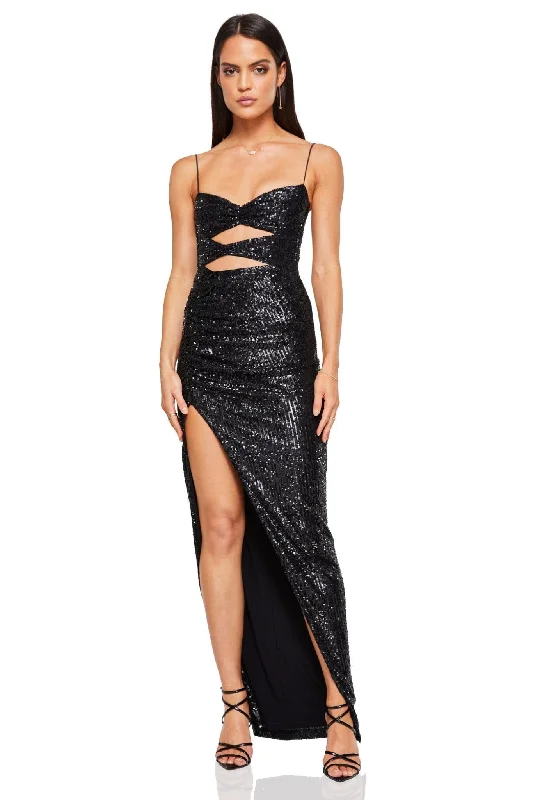 Sustainable Women's Clothing Luxury Style SUBLIME CUTOUT GOWN