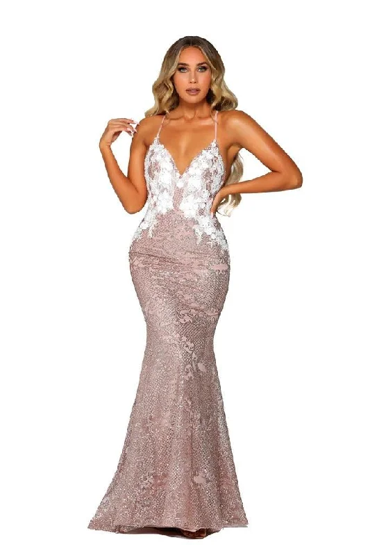 Women's Seasonal Garments Seasonal Picks Portia And Scarlett 6396 Prom Formal Long Gown