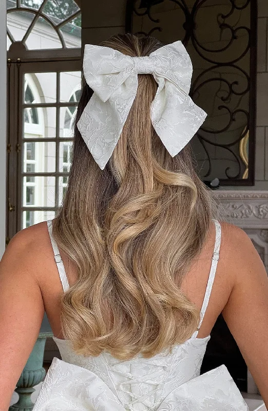 Women's Clothing For Outdoor Activities Effortless Sophistication Elsa Bow - Ivory