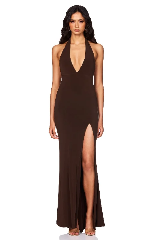Women's Elegant Formal Outfit Now On Sale For Chic Urban Styles ILLEGAL SIDE SPLIT GOWN Women's Elegant Formal Outfit Now On Sale For Chic Urban Styles ILLEGAL SIDE SPLIT GOWN