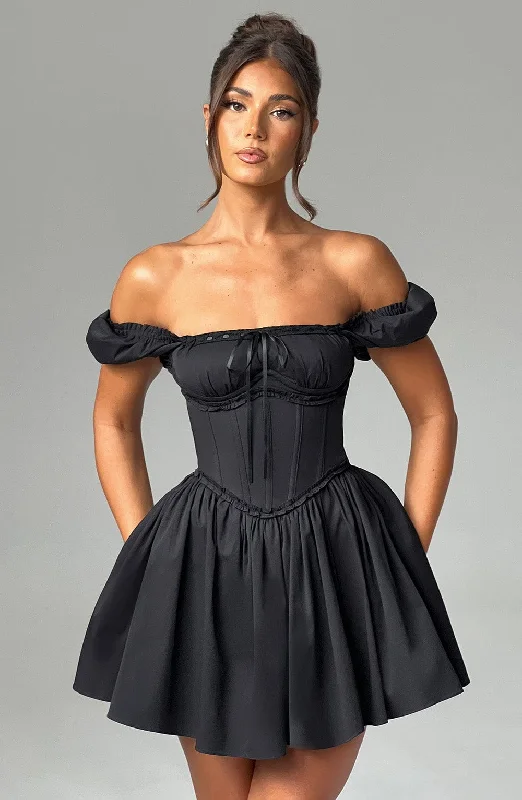 Women's Trendy Garments First Order Discount Penelope Mini Dress - Black