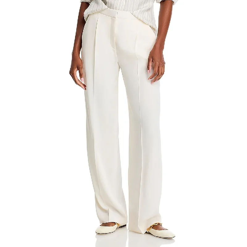 Women's Vintage-Inspired Outfit Limited Time Womens High Rise Pleated Straight Leg Pants Women's Vintage-Inspired Outfit Limited Time Womens High Rise Pleated Straight Leg Pants