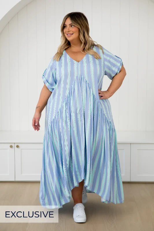 Women's Clothing For Holiday Travel Discount Extravaganza Peak Maxi Dress | Blue Eternity Women's Clothing For Holiday Travel Discount Extravaganza Peak Maxi Dress | Blue Eternity