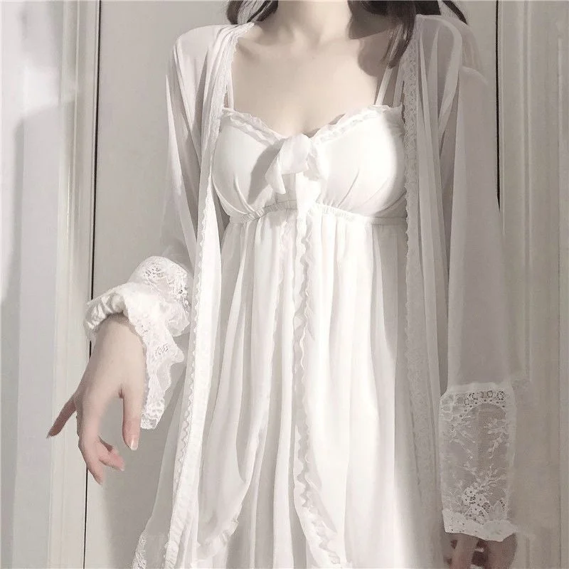 Shop Now For Exclusive Discounts Lazy Angel Nightdress and Robe
