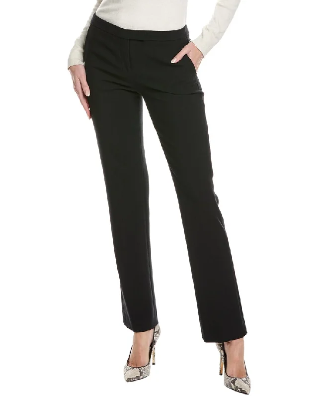 Formal Clothing For Women Today Only Theory Low Rise Slim Wool-Blend Trouser