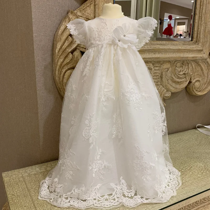 Comfortable Garments For Women Trendy Styles Lace Christening Gown