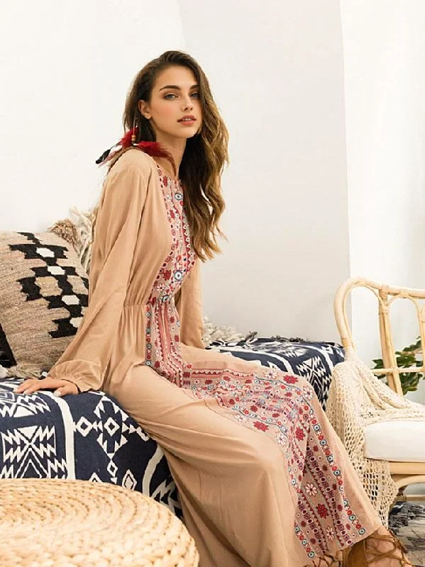 Women's Clothing And Garments Sets Chic & Cozy Collection JuliaFashion-Got Some Sun Boho Print Maxi Dress Women's Clothing And Garments Sets Chic & Cozy Collection JuliaFashion-Got Some Sun Boho Print Maxi Dress