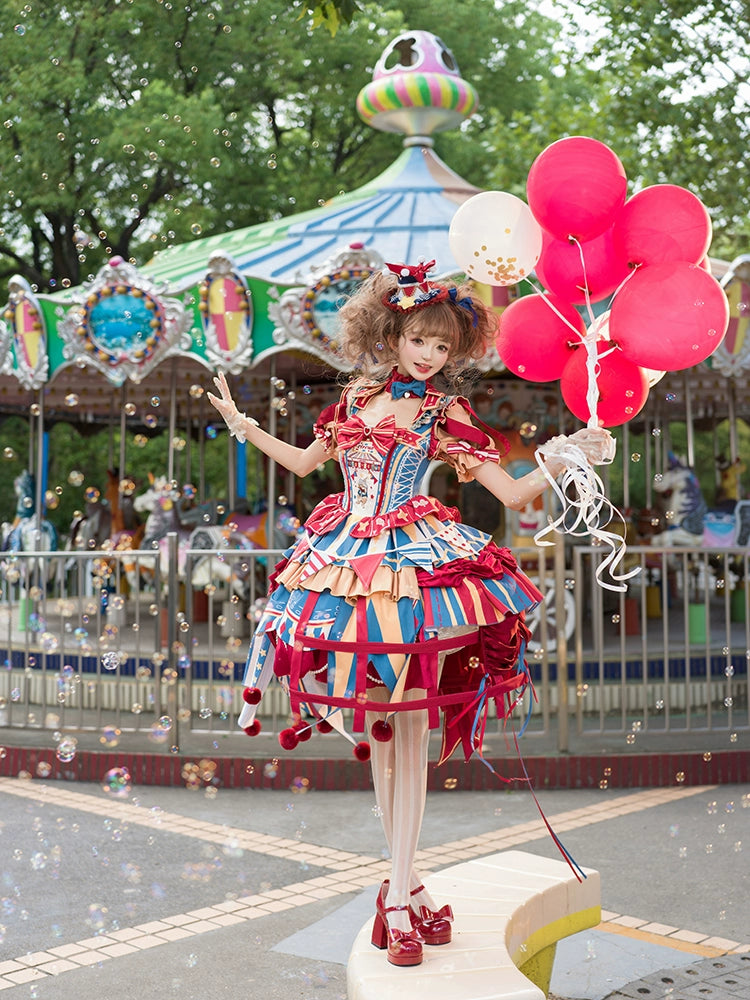 Limited Time Deal Half Sweet Lolita~Circus Fairy Tale Opener~Doll-Like Kawaii Lolita Dress