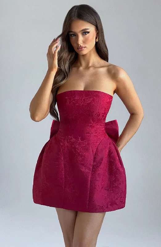 Women's Stylish Professional Garments Fashion Essentials Elenora Mini Dress - Red