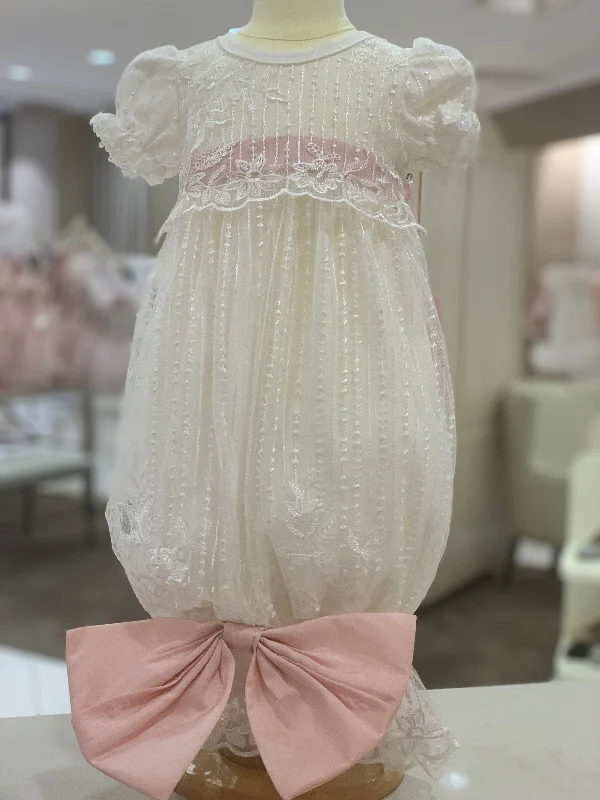 Women's Clothes And Apparel Limited Time Flash Sale Infant Gown with Oversized Bow