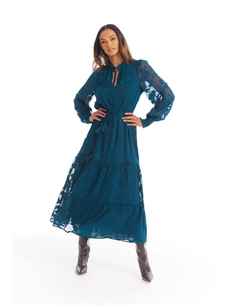 Women's Sporty Clothes Contemporary Elegance WINSTON MIDI DRESS