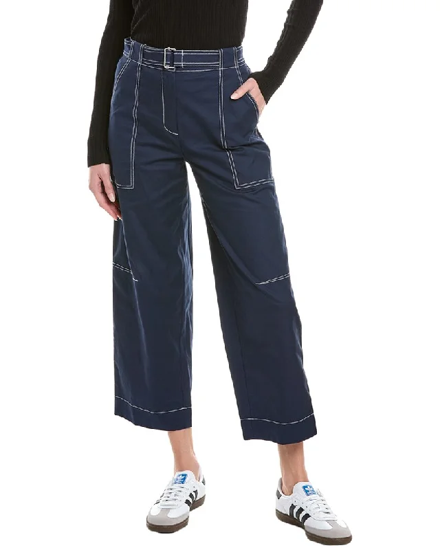 Women's Clothes And Apparel Sets Bold Prints Casual Chic SIMKHAI Jenny Belted Crop Pant Women's Clothes And Apparel Sets Bold Prints Casual Chic SIMKHAI Jenny Belted Crop Pant