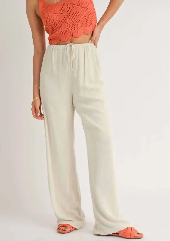 Women's Clothing Outfit Set Fashion Forward Outfits Dune Breeze Wide Leg Pants In Natural Women's Clothing Outfit Set Fashion Forward Outfits Dune Breeze Wide Leg Pants In Natural