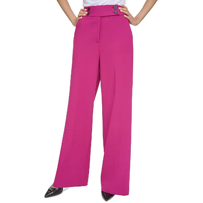Timeless Women's Clothing Best Sellers Womens High Rise Textured Wide Leg Pants