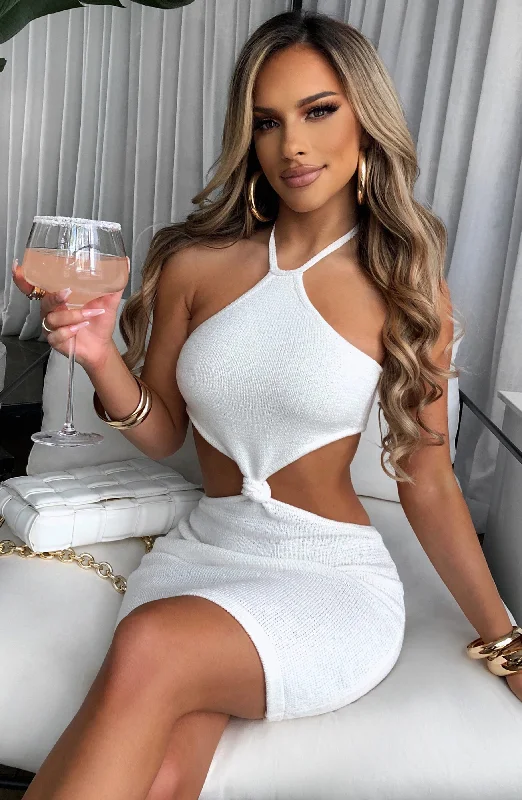 Timeless Women's Apparel Essentials On Sale Mimosa Mini Dress - White