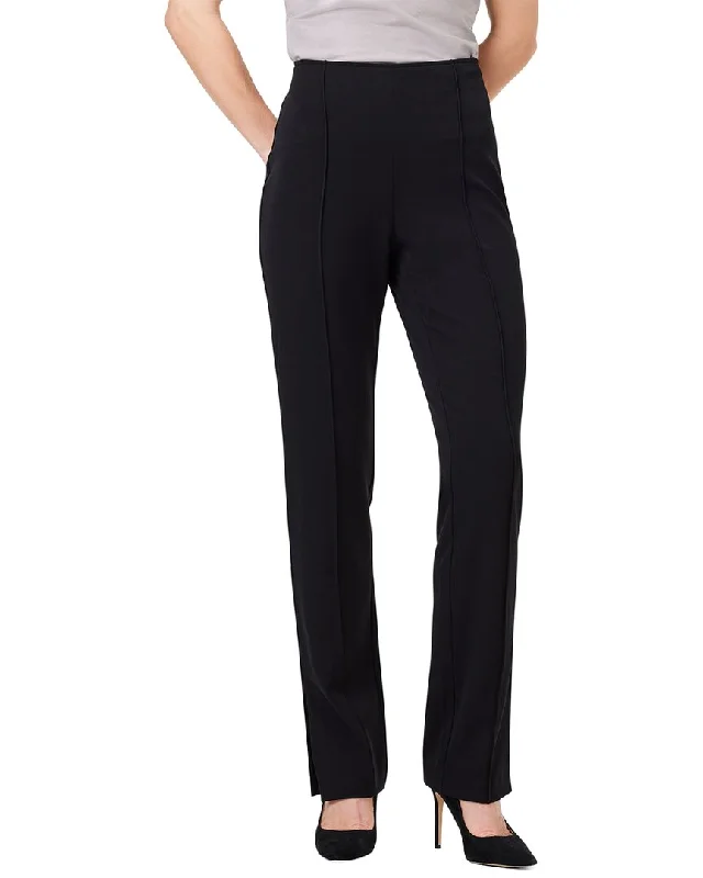 Women's Party Outfit Chic Style NIC+ZOE Avenue Side Slit Straight Pant