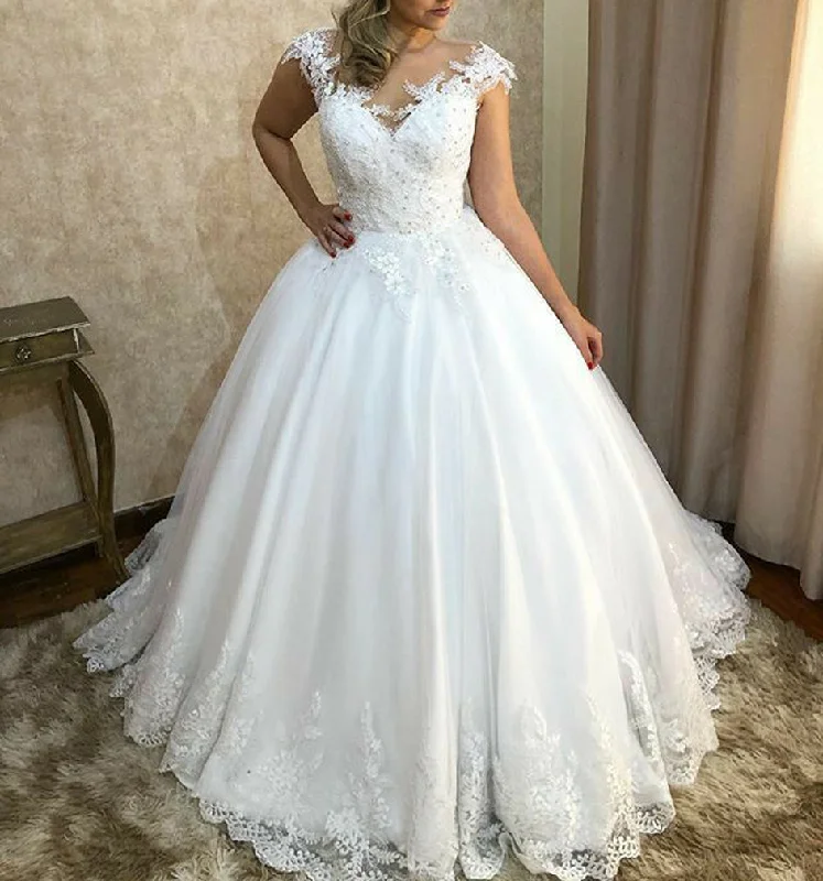 Timeless Women's Clothes Cottagecore Rustic Charm Style Women Lace Wedding Dresses Off Shoulder Appliques Bridal Gowns YWD243