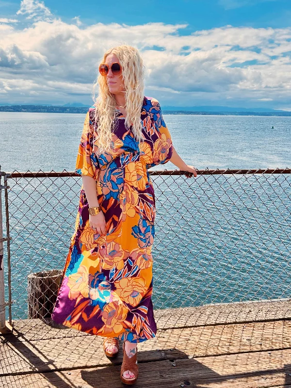 Women's Elegant Evening Attire Luxe Layering Kona Maxi Dress