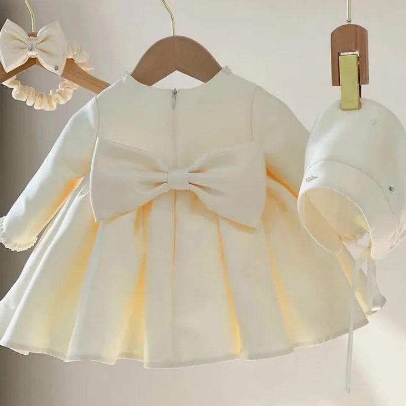 Women's Luxury Apparel Seize Bargains Elegant Baby Girl Bow Ball Gown Toddler Formal Dresses