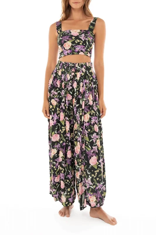 Women's Comfortable Lounge Garments Additional Time-Limited Offers Hanne Wide Leg Pants In Dreamin Women's Comfortable Lounge Garments Additional Time-Limited Offers Hanne Wide Leg Pants In Dreamin